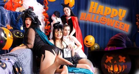 Happy Halloween Nice Viki Amelia Ost Roxy Muroy Cherry Black