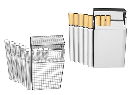 Cigarette Pack Vector Hd Png Images A Pack Of Cigarettes Image Image