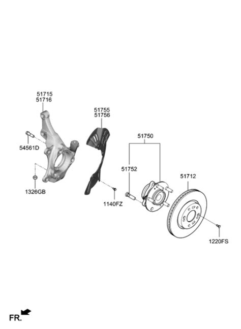 Front Axle 2019 Hyundai Kona