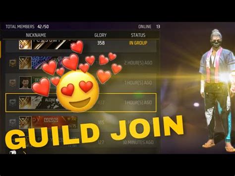 How To Join My Guild Free Fire India Rarest Guild Of Free Fire How