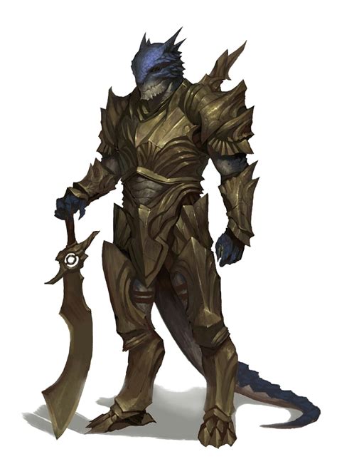 Dnd Dragonborn Warrior On