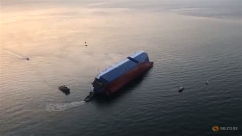 4 missing after Hyundai Glovis car carrier capsizes off US state of Georgia - CNA