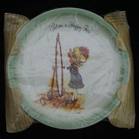 Holly Hobbie Collectors Plate Put On A Happy Face Etsy