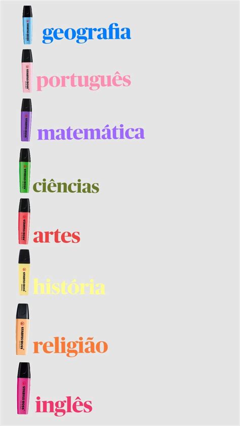 Ordem Das Matérias 9 Ano - Muito bom 😸😊😸😸 | Materias de caderno, Nome de materias, Ordem de ...