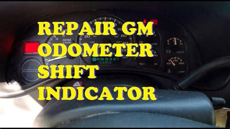 Odometershifter Gear Indicator Cluster Display Repair For Silverado