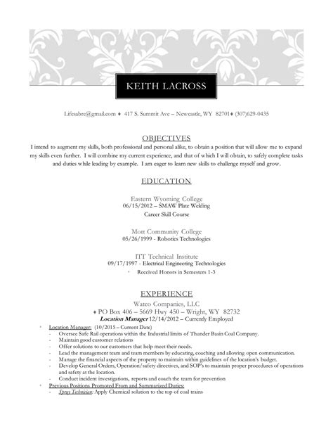 Keith Resume Pdf