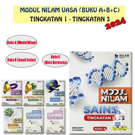 Bunny 2024 Buku Sekolah Modul Nilam Uasa Kssm Tingkatan 123 Buku