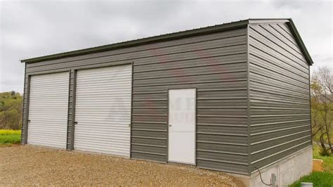 X X Vertical Roof Garage Aa Metal Buildings Wide Range Of