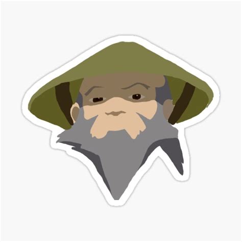 Iroh Sticker For Sale By Issy Cox Redbubble