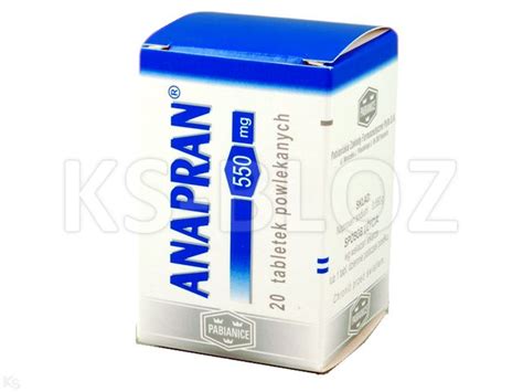 Anapran - ulotka (dawkowanie, zastosowanie, interakcje) - KtoMaLek.pl