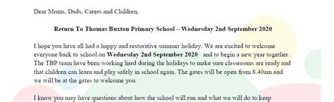 Welcome - Thomas Buxton Primary School