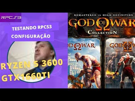 COMO CONFIGURAR O EMULADOR DO PS3 GOD OF WAR COLLECTION YouTube