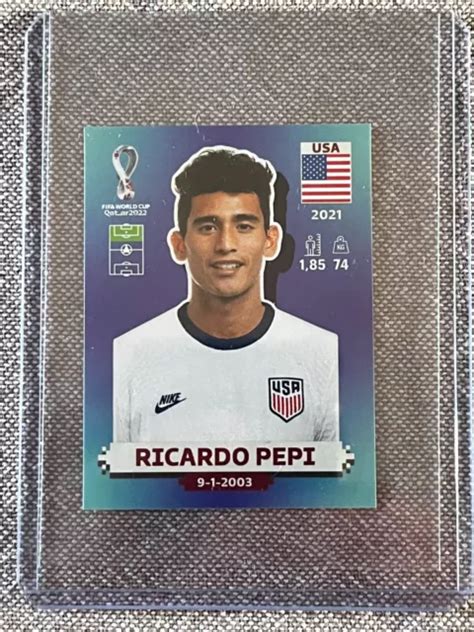 PANINI STICKER FIFA World Cup Qatar 2022 Ricardo Pepi Usa 17