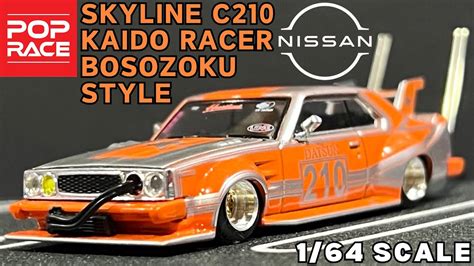 Unboxing Scale Pop Race Nissan Skyline C Kaido Racer Bosozoku