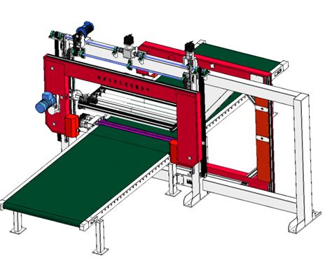 Automatic Dual Blade Horizontal And Vertical PU Foam Sponge CNC Cutting