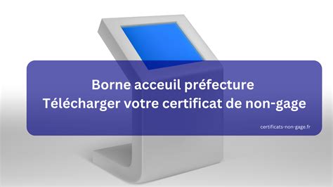 Votre Certificat De Non Gage Gratuit Imprimer Pdf