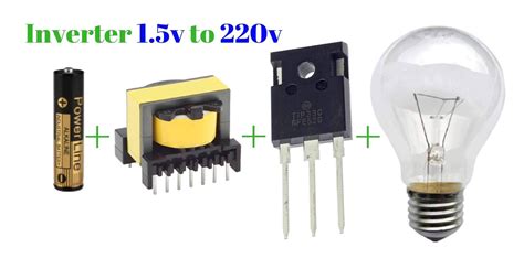 How To Build A 1 5v To 220v Inverter Engineering Discoveries