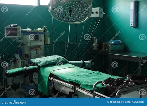 Surgery Room in Hospital with Modern Equipment Stock Image - Image of ...