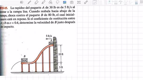 Impacto Y Coeficiente De Restitución E1 Youtube