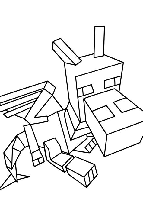 Minecraft Ender Dragon Colouring Page ♥ Online And Print For Free