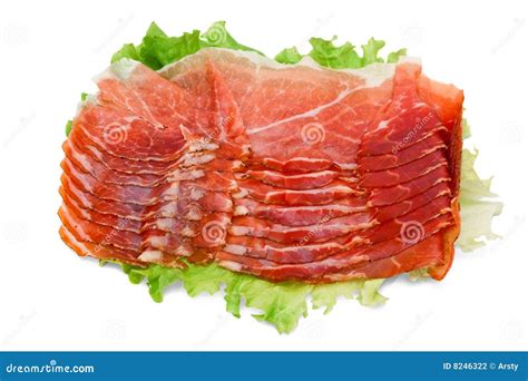 Italian Ham Stock Photo Image Of Pork Lettuce Antipasto 8246322