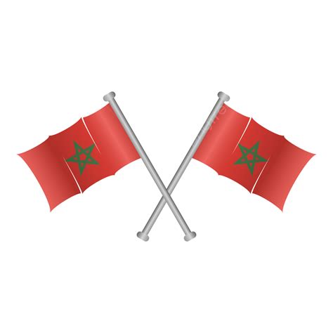Morocco Flag Vector Morocco Flag Morocco Flag Waving Png And Vector