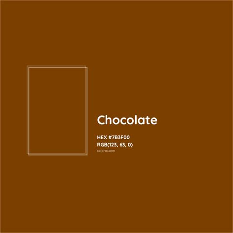 Chocolate Complementary Or Opposite Color Name And Code 7b3f00