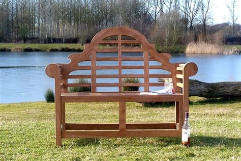 Lutyens Teak Garden Bench 2 Seater 1.2m