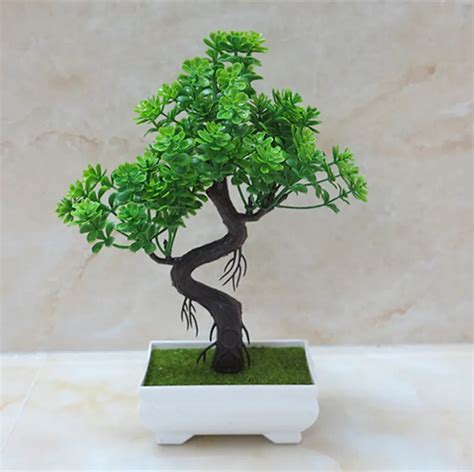 Künstliche Bonsai Kunststoff Baum Gefälschte Blume Decor Bonsai