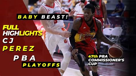 Cj Perez Full Game Highlights Vs Converge Th Pba Commissioner S Cup