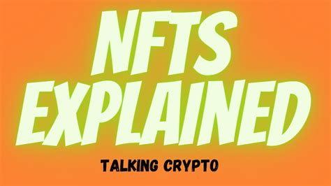 Nfts Explained For Dummies Simple Nft Explanation Youtube