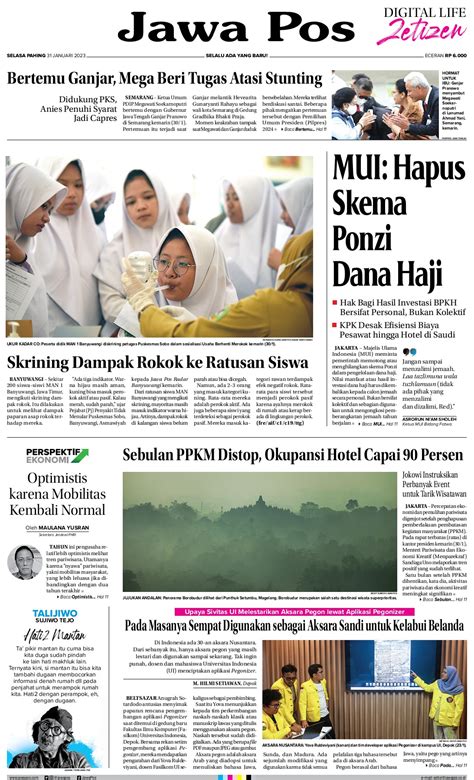 Jawa Pos 31 Januari 2023 Digital Library Halaman 1 20 PDF