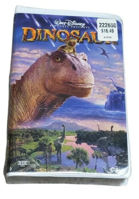 DINOSAUR VHS CLAMSHELL Walt Disney Pictures New Factory Sealed NIP 2000