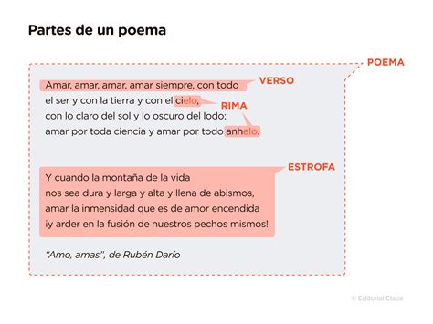 Estructura Y Partes De Un Poema Con Ejemplos