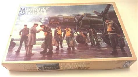 Fx Schmid 1000 Piece Jigsaw Art Puzzle Coming Home England 1943 Ww2