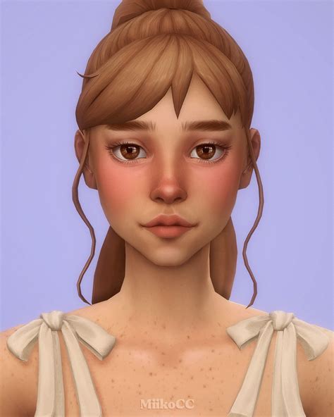 Face Kit No2 Screenshots The Sims 4 Create A Sim Curseforge