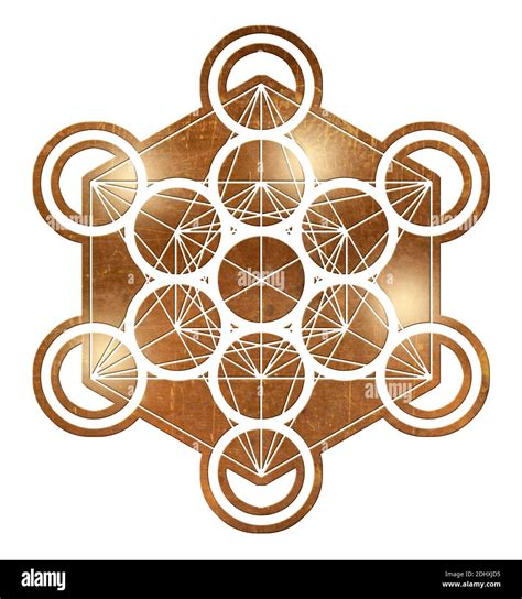 Sint Tico Imagen De Fondo Geometria Sagrada Cubo De Metatron Lleno