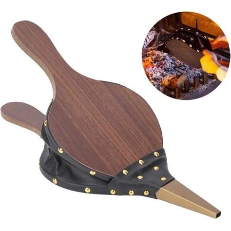 Souffleur Feu de Bois Soufflet pour cheminée et barbecue Cdiscount