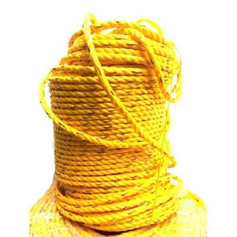 Yellow Yellow Polypropylene Rope Usage Rappelling At Rs 110 Kilogram