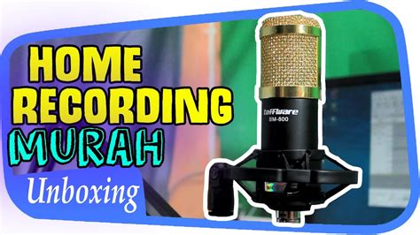 Unboxing Review BM800 Mic Untuk Home Recording Murah Indonesia