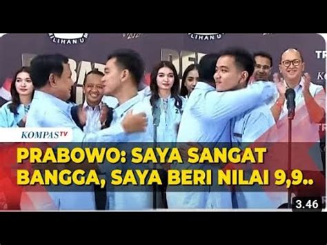 FULL Pernyataan Prabowo Gibran Usai Debat Cawapres Bangga Saya Kasih