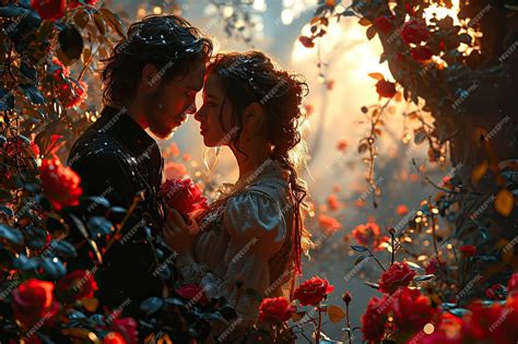 Premium Photo | Romantic Love between a man and a woman on Valentines Day