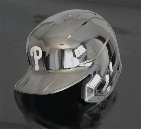 Phillies Chrome Authentic Rawlings Replica Batting Helmet - Big Time Bats