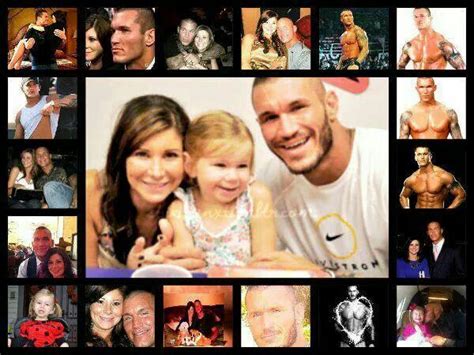 Randy Orton With His Ex Wife Samantha Speno And Daughter Alanna Marie