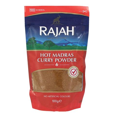 Rajah Madras Spicy Curry Powder 100g Saffron And Curry Powder Spices