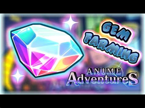 How To Get Gems Fast In Anime Adventures Aa Roblox Youtube