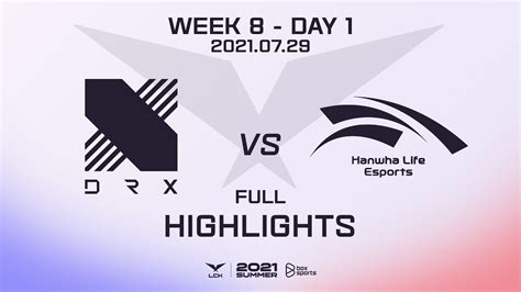 Drx Vs Hle Highlights All Games Lck Summer Split W D Drx Vs