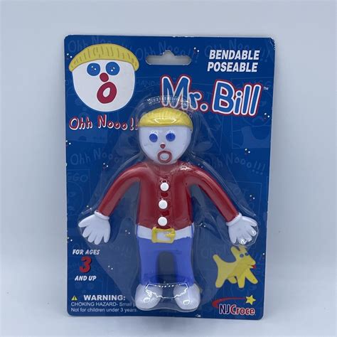 Mr Bill Saturday Night Live Snl Bendable Poseable Action Figure