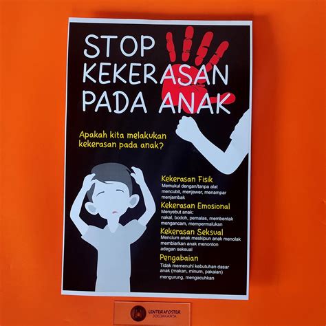 Jual Poster Edukasi Poster Stop Kekerasan Terhadap Anak Apakah Kita