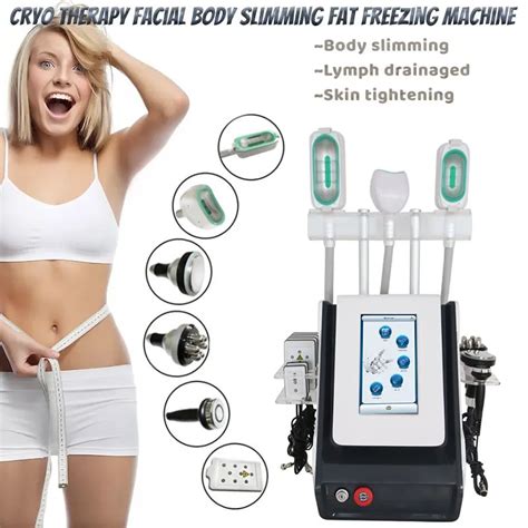 Cryo In Cryolipolysis Slimming Machine With Cavitation Rf